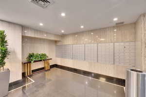 Common area featuring recessed lighting