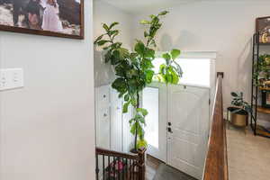Entryway featuring plenty of natural light