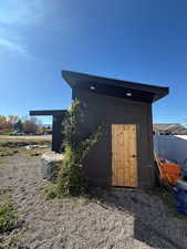View of outbuilding