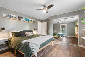 Generously sized bedroom