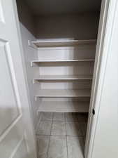 View of storage area