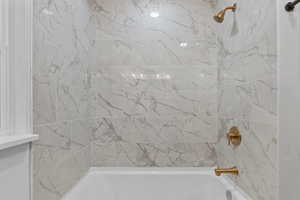 Full bath with bathing tub / shower combination