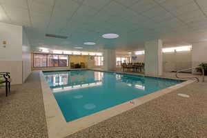 View of indoor pool