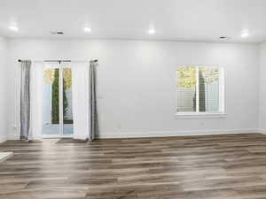 Dining area and great room