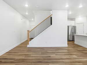Stair way and living space