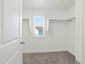 Primary walk-in closet