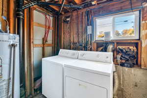 Basement laundry/utility space