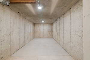 Future vault room in basement