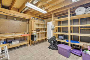 View of storage area