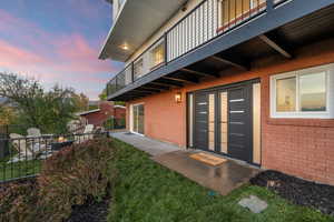 Entrance to property