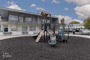 View of communal playground