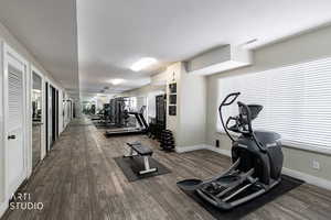 View of exercise room