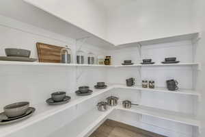 View of storage area