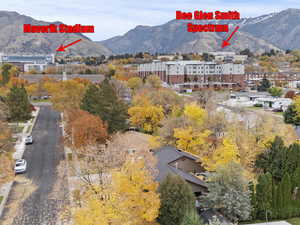 View of mountain background