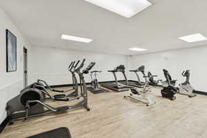 Community gym space.