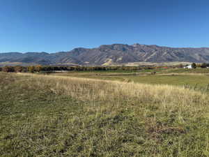 Mountain view featuring rural landscape