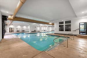 View of indoor community pool