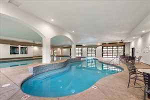 View of indoor community pool