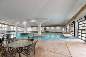 View of indoor pool