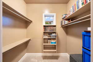 Guest Suite Guest Suite Spacious closet featuring light carpet