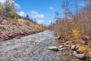 View of road featuring a water view