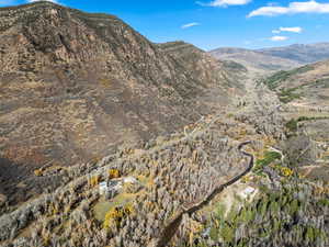 View of mountain backdrop