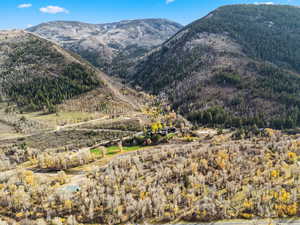 View of mountain backdrop