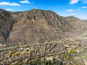 View of mountain background