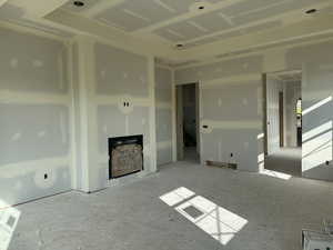View of unfurnished living room