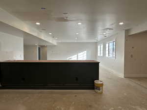 Family Room with kitchenette and counter