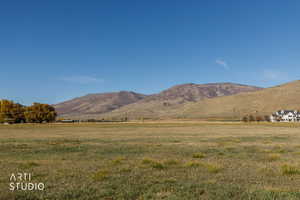 Mountain view featuring rural landscape