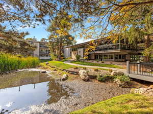 Fall Photo of Pond and Community Clubhouse