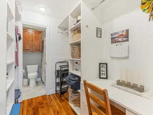 Guest Bedroom Closet walks through to the Second Bathroom for additional privacy