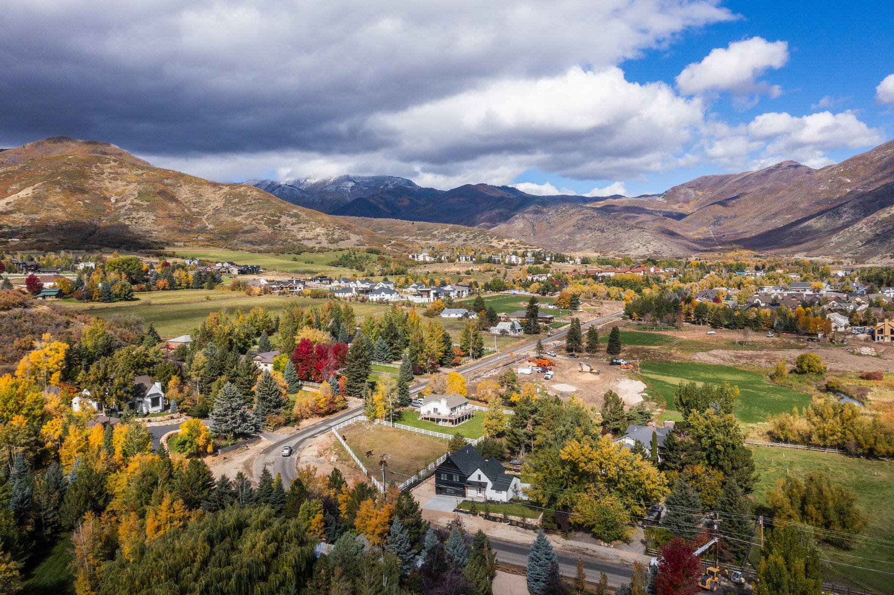 View of mountain backdrop
