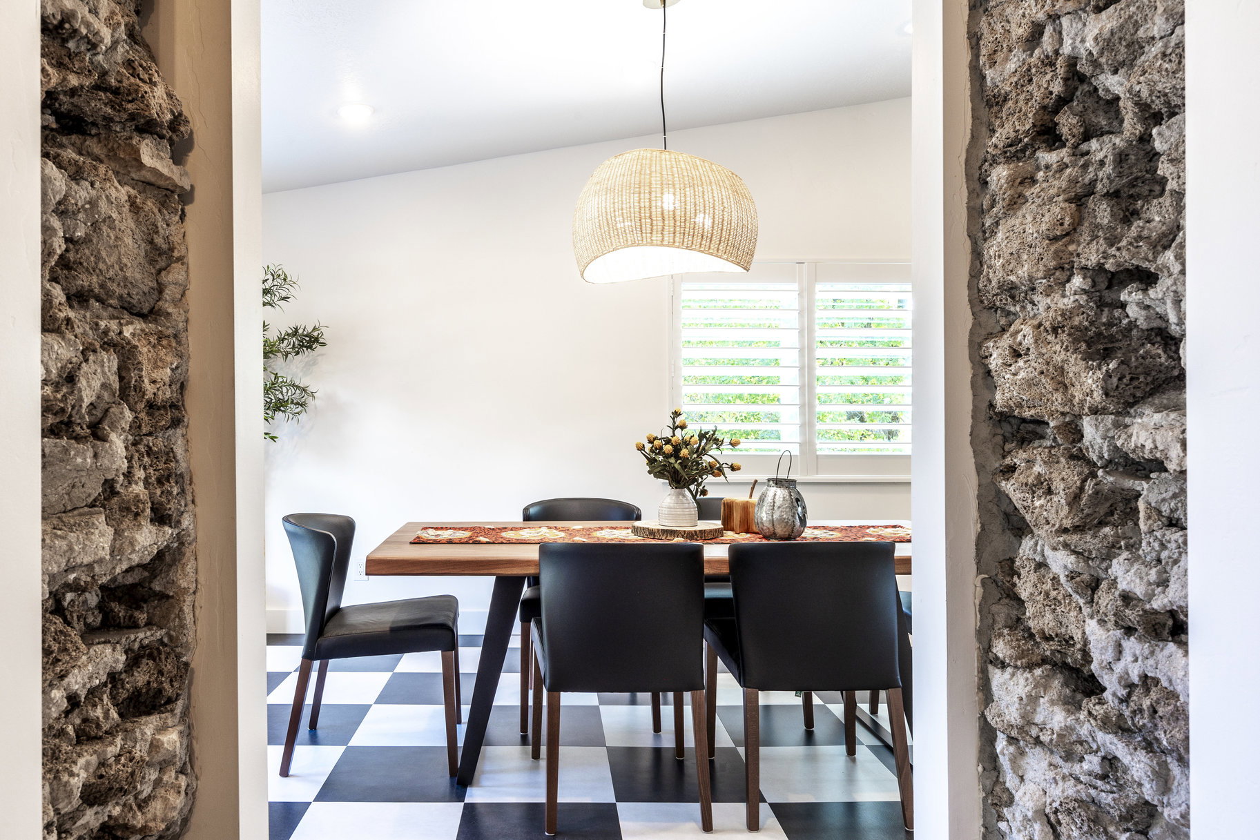 View of dining space