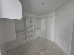 View of spacious closet