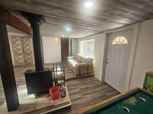 2nd Living Room with exterior exit to back covered patio