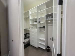 View of spacious closet