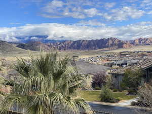 View of mountain background