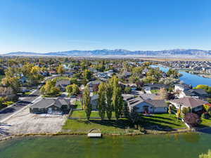 Western Aerial View of House