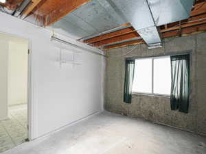 Unfinished Bedroom/Den - Lower Level