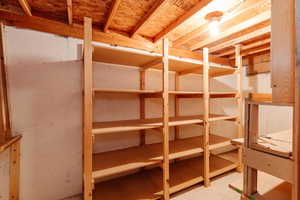 View of storage area