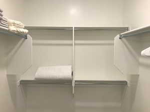 View of spacious closet