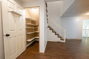 View of storage area