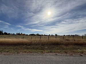 View of yard featuring a rural view