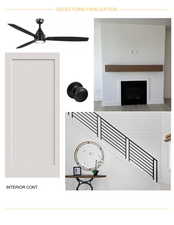 Collage of interior design images
