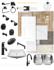 Collage of interior design images