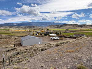 Mountain view featuring rural landscape
