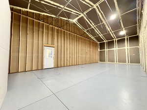 View of unfinished attic