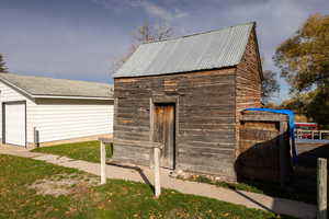 View of outdoor structure